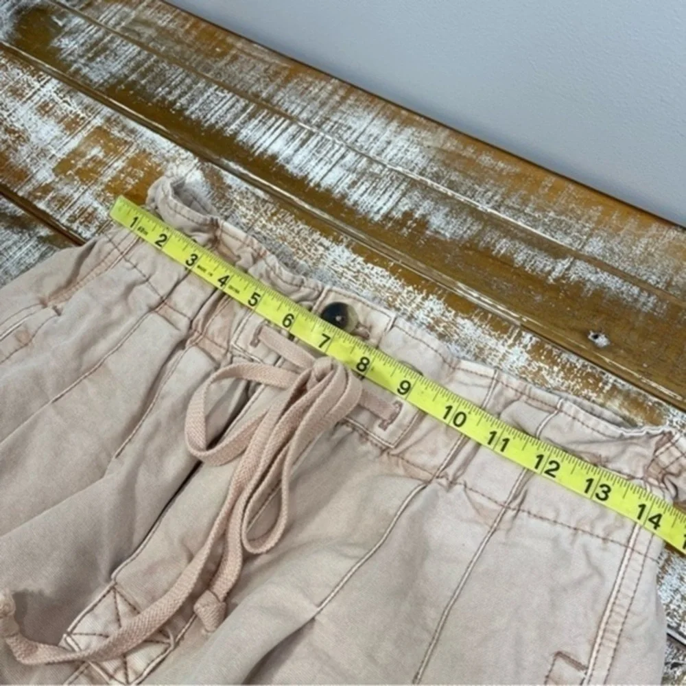 Free People Womens Misty Rose Margate Pleated Trousers Pants Size S